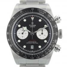 Gents Tudor Black Bay Chrono 79360N Steel case with Black dial