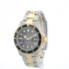 Gents Rolex Submariner Date 16613 18ct Yellow Gold   Stainless Steel case with Black dial