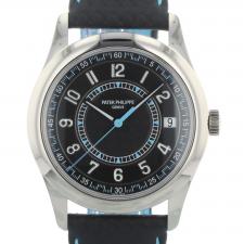 Gents Patek Philippe Calatrava  6007G-011 18ct White Gold case with Black dial