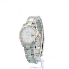 Ladies Rolex DateJust 28 279174 Steel case with White dial