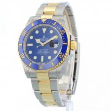 Gents Rolex Submariner Date 126613LB 18ct Yellow Gold Stainless Steel case with Blue dial