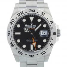 Gents Rolex Explorer II 216570 Steel case with Black dial