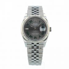 Gents Rolex Datejust 36 126234 Steel case with Wimbledon dial