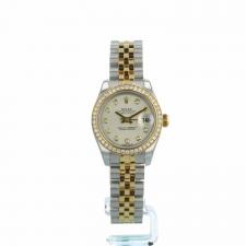 Ladies Rolex DateJust 179383 18ct Yellow Gold   Stainless Steel case with Sun Beam dial
