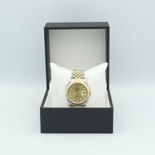 Gents Rolex Datejust 16233 18ct Yellow Gold   Stainless Steel case with Champagne Diamond Set dial