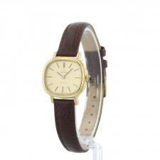 Ladies Omega DeVille 5110505 G/P case with Gilt dial