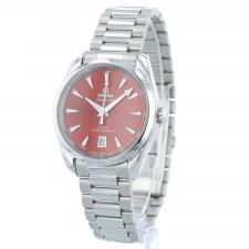 Gents Omega Aqua Terra 22010382013003 Stainless Steel case with Red dial