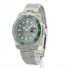 Gents Rolex Submariner Date 116610LV Steel case with Green dial