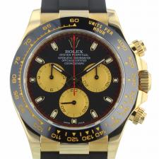Gents Rolex Daytona 116518LN 18ct Yellow Gold case with Intense Black   Champagne dial