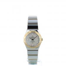 Ladies Omega Constellation 123.20.24.60.55.004 18ct Yellow Gold   Stainless Steel case with MOP Diamond dial