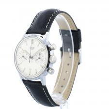 Gents Heuer Steel case with Silver dial