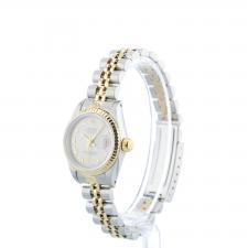 Ladies Rolex Datejust 69173 18ct Yellow Gold Stainless Steel case with Silver dial