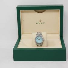 Ladies Rolex Oyster Perpetual 31 277200 Steel case with Turquoise Blue dial