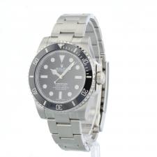Gents Rolex Submariner Non Date 114060 Steel case with Black dial