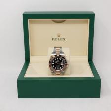 Gents Rolex GMT Master II 126711CHNR 18ct Rose Gold Stainless Steel case with Black dial