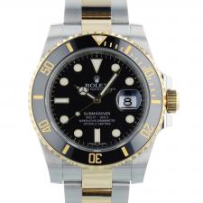 Gents Rolex Submariner Date 116613LN 18ct Yellow Gold Stainless Steel case with Black dial