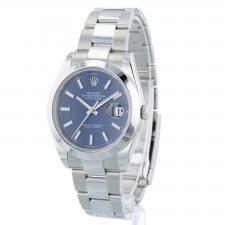 Gents Rolex Datejust 41 126300 Steel case with Blue dial
