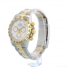Gents Rolex Daytona 116503 18ct Yellow Gold Stainless Steel case with White dial