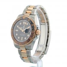 Gents Rolex GMT Master II 126711CHNR 18ct Rose Gold Stainless Steel case with Black dial