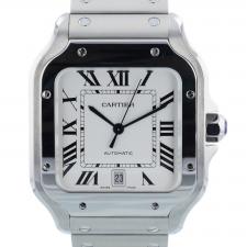 Gents Cartier Santos WSSA0018 Steel case with Silver dial