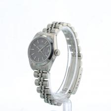 Ladies Rolex Oyster Perpetual Date 69160 Steel case with Grey dial