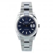 Gents Rolex Datejust 41 126300 Steel case with Blue dial