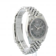 Gents Rolex Datejust 41 126334 Stainless Steel case with Wimbledon dial