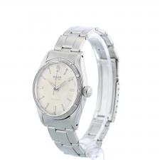 Gents Rolex Oyster . Stainless Steel case with White dial