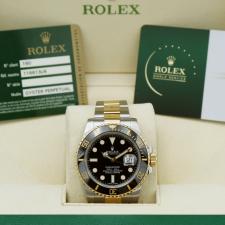 Gents Rolex Submariner Date 116613LN 18ct Yellow Gold Stainless Steel case with Black dial