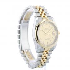 Gents Rolex DateJust 36 116203 18ct Yellow Gold   Stainless Steel case with Gilt dial