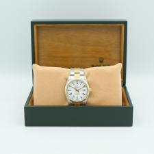 Gents Rolex Date 15223 18ct Yellow Gold   Stainless Steel case with White dial
