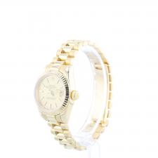 Ladies Rolex Datejust 79178 18 CT case with Gilt dial