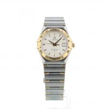 Ladies Omega Constellation 1392.30.00 18ct Yellow Gold   Stainless Steel case with Cream dial