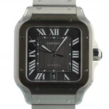 Gents Cartier Santos  WSSA0037 Steel case with Grey dial