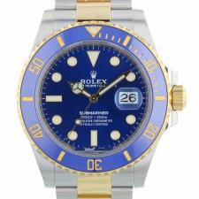 Gents Rolex Submariner Date 126613LB 18ct Yellow Gold   Stainless Steel case with Blue dial