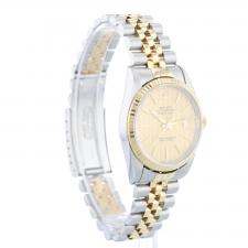 Gents Rolex DateJust 16233 18ct Yellow Gold   Stainless Steel case with Gilt Tapestry dial