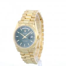 Gents Rolex Day Date 118238 18ct Yellow Gold case with Green dial
