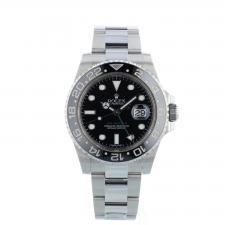 Gents Rolex GMT Master II 116710LN Stainless Steel case with Black dial