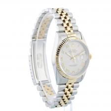 Gents Rolex DateJust 36 16233 18ct Yellow Gold Stainless Steel case with Grey dial