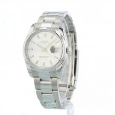 Gents Rolex Oyster Perpetual Date 34 115200 Steel case with Silver dial