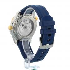 Gents Omega Seamaster 210.22.42.20.03.001 18ct Yellow Gold   Stainless Steel case with Blue Wave dial