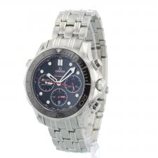 Gents Omega Seamaster Chrono 44 21230445001001 Stainless Steel case with Black dial