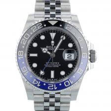 Gents Rolex GMT Master II 126710BLNR Stainless Steel case with Black dial