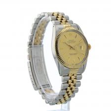 Gents Rolex Datejust 36 16013 18ct Yellow Gold   Stainless Steel case with Gilt dial