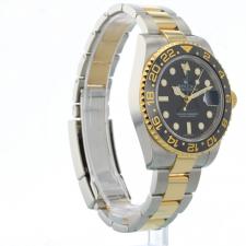 Gents Rolex GMT Master II 116713LN 18ct Yellow Gold   Stainless Steel case with Black dial