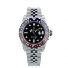 Gents Rolex GMT Master II 126710BLRO Stainless Steel case with Black dial