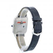 Gents Cartier Santos Dumont  WSSA0085 Steel case with Silver dial