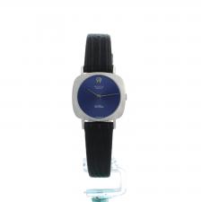 Ladies Rolex Cellini 3808 18ct White Gold case with Blue dial