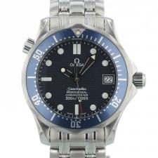 Gents Omega Seamaster 300 2551.80.00 Steel case with Blue Wave dial
