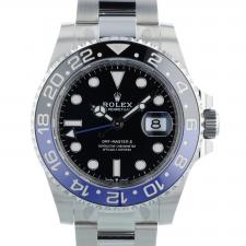 Gents Rolex GMT Master II 126710BLNR Stainless Steel case with Black dial